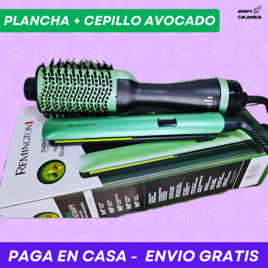 COMBO PLANCHA Y CEPILLO DE AGUACATE